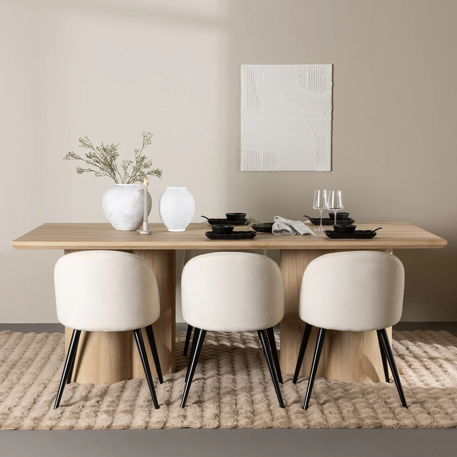 Vittvätt/Beige