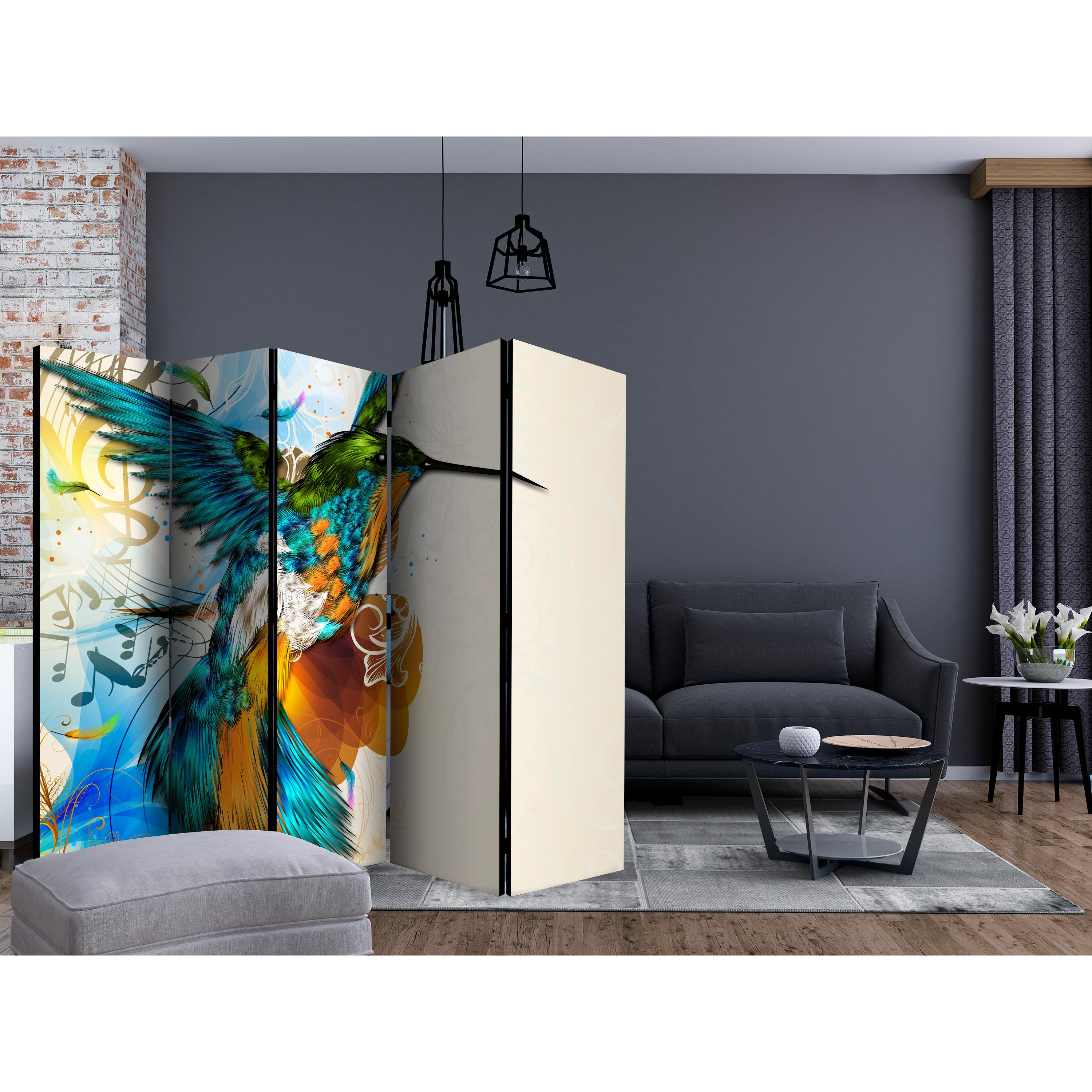 Rumsavdelare Skärmvägg Arkiio Marvelous Bird II 225x172 cm