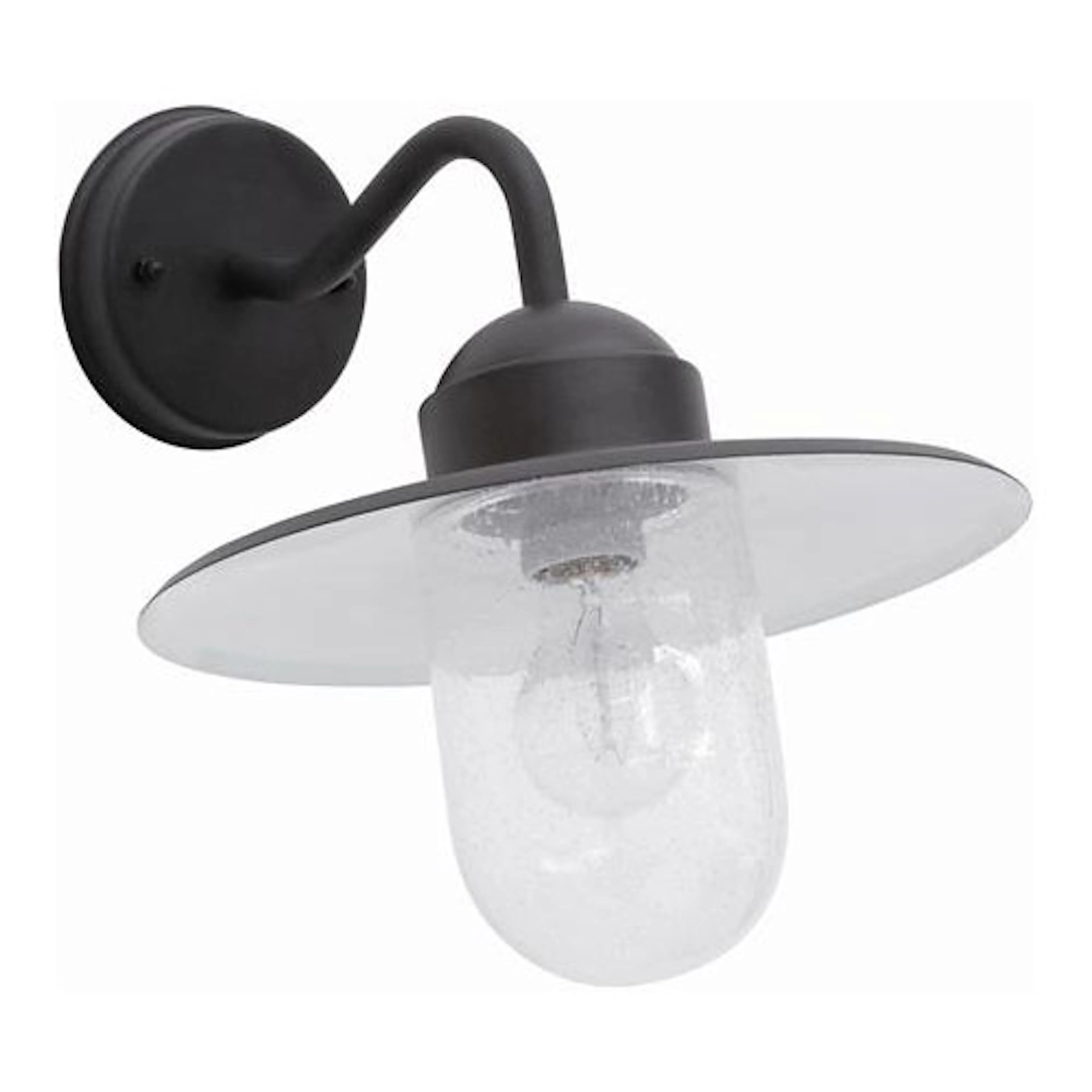 Orust Vägglampa 30gr Sv. Ip44