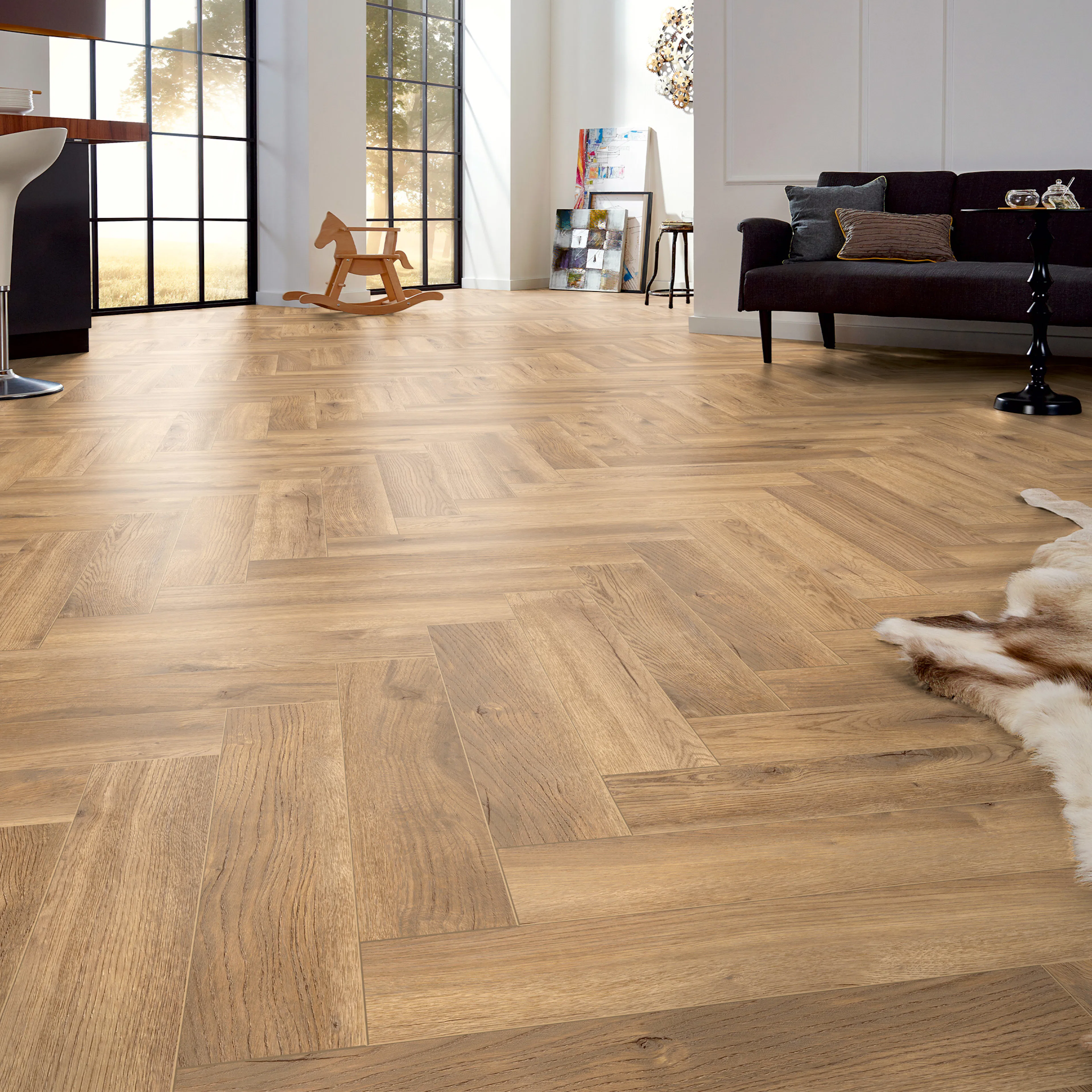Laminatgolv Wallmann Fiskben Ek Treviso 4764