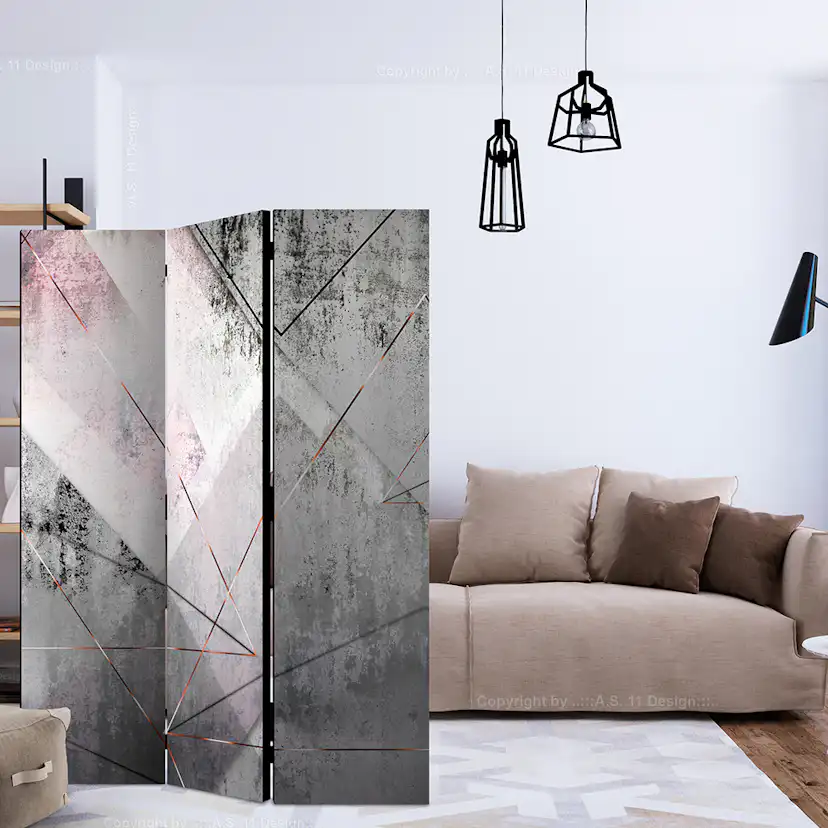Rumsavdelare Skärmvägg Arkiio Triangular Perspective 135x172 cm