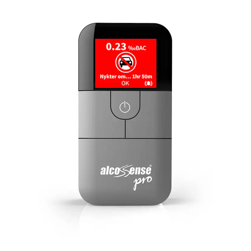 Alkoholmätare Alcosense Pro Bränslecellsensor & BlowCoach Teknik