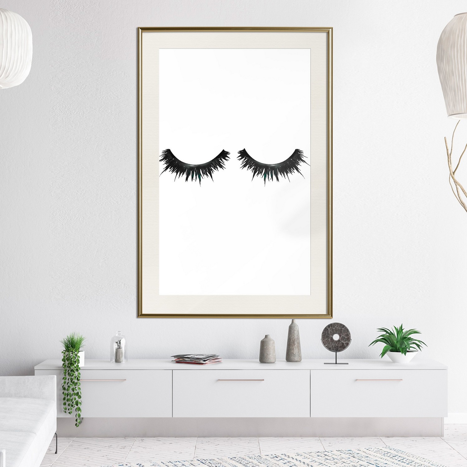 Poster Artgeist Affisch Eyelashes