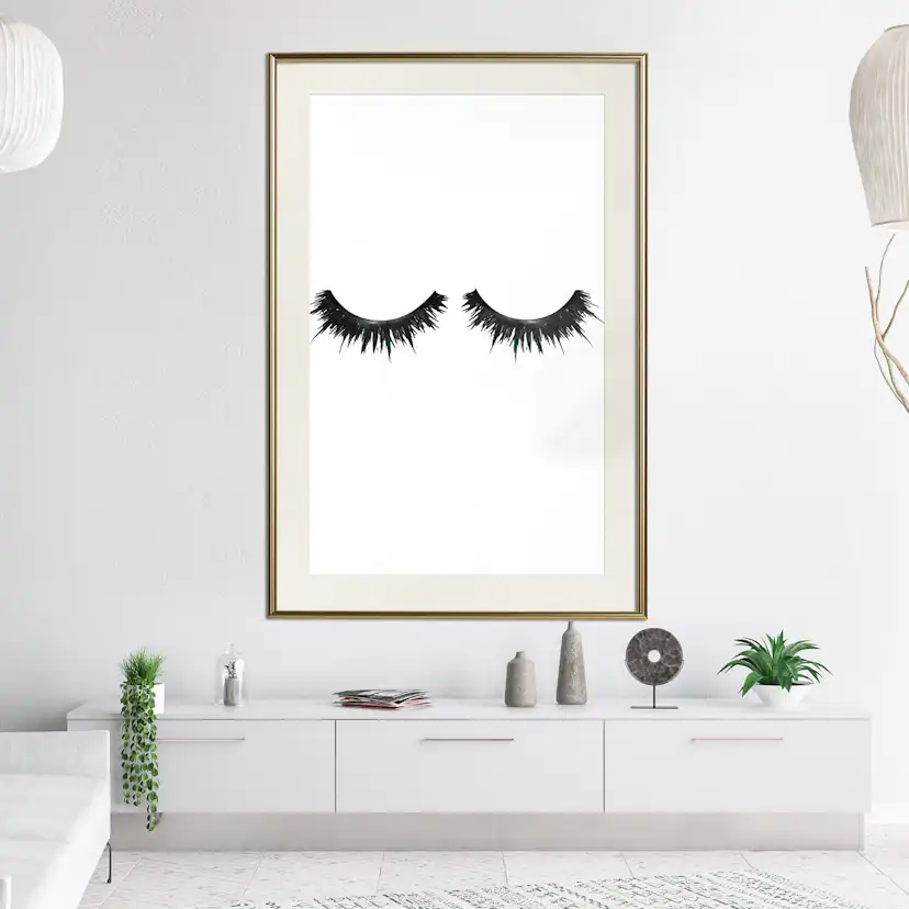 Poster Artgeist Affisch Eyelashes