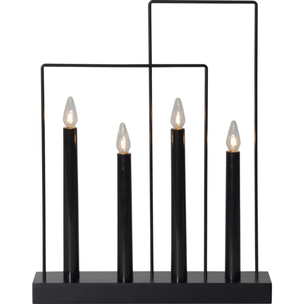 Adventsljusstake Star Trading Glossy Frame