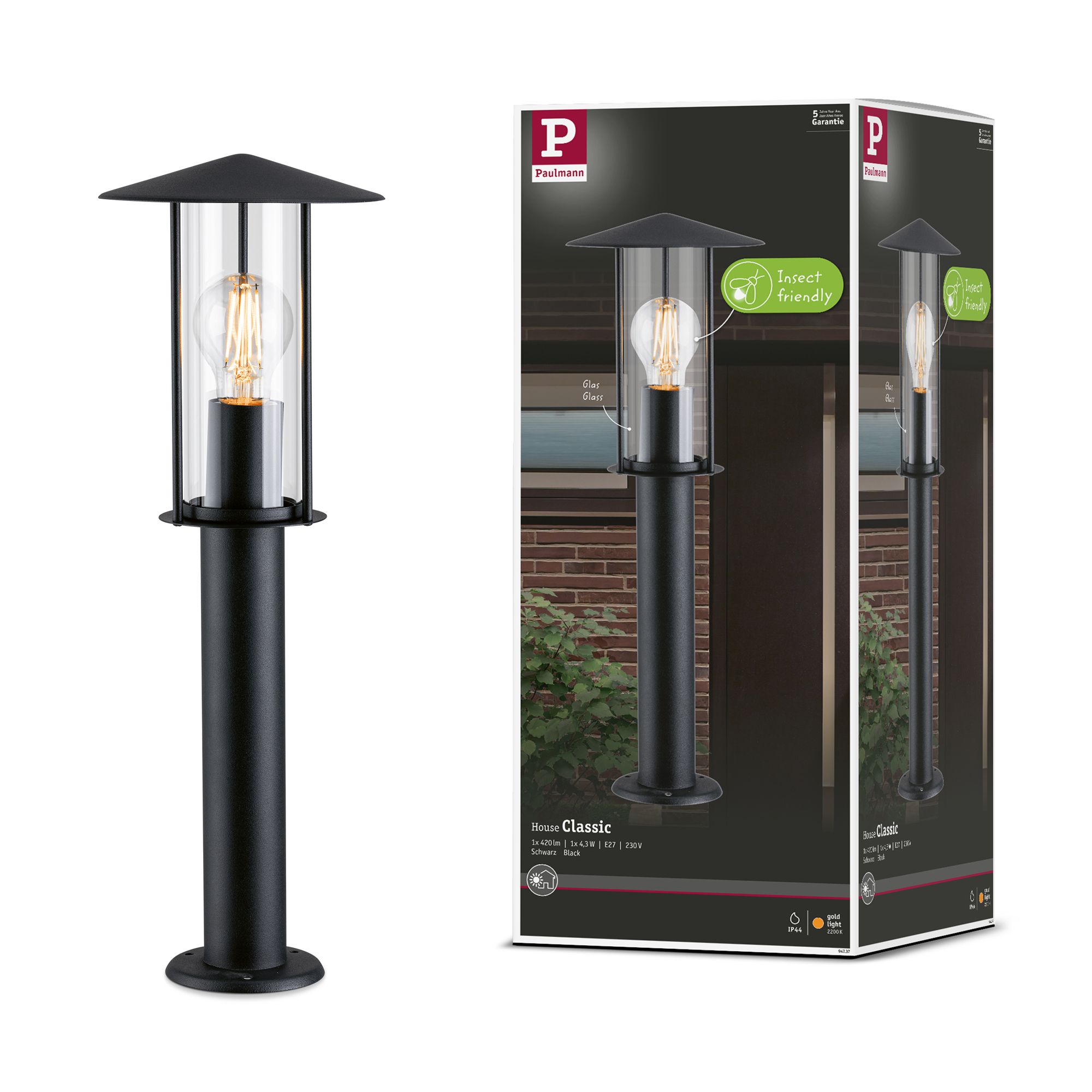 Pollare Paulmann Classic IP44 230V