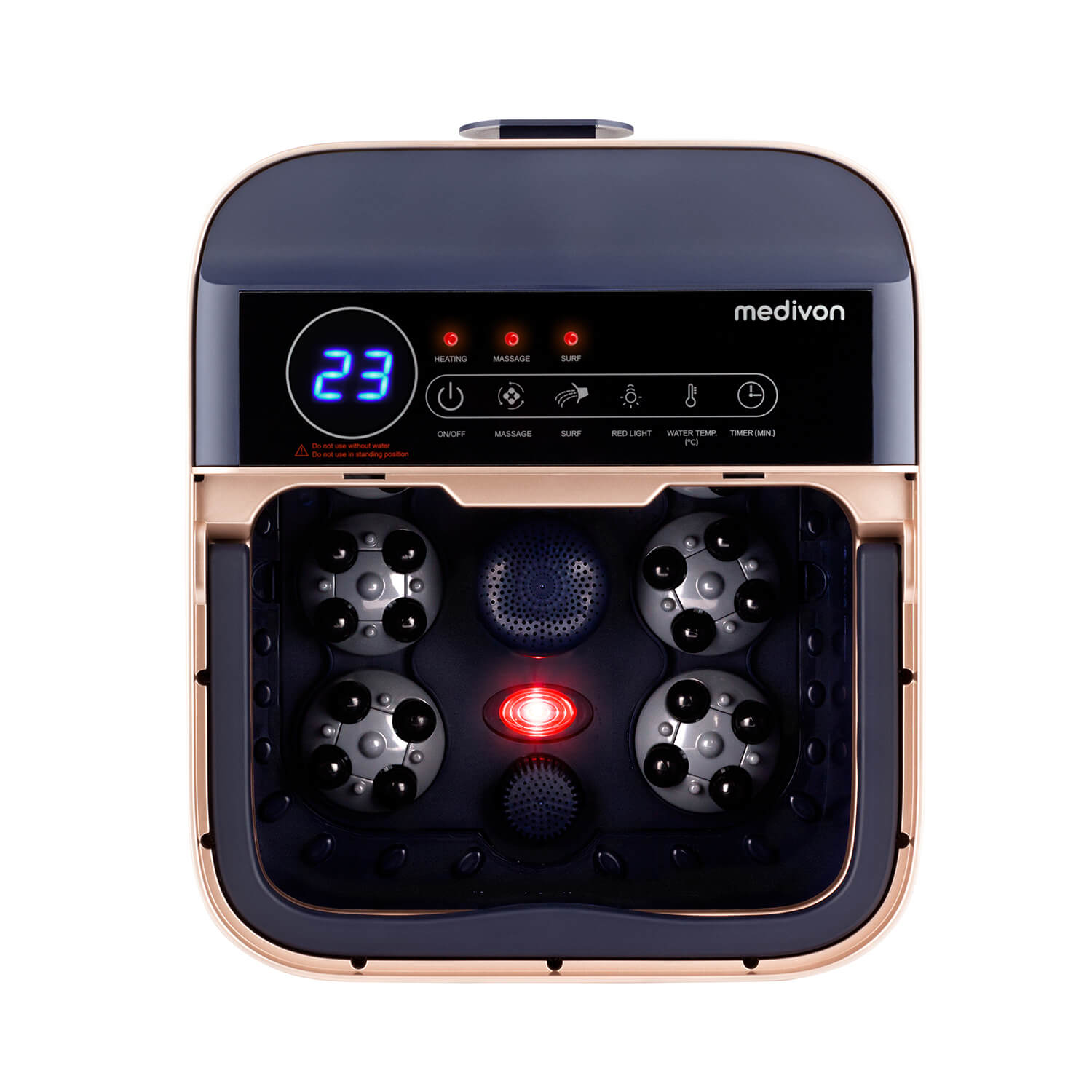 Fotmassageapparat MEDIVON Hydro Blue