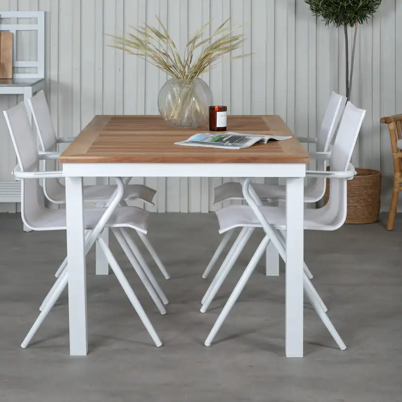 Matgrupp Venture Home Pave med 4 Act Stolar L: 160 cm