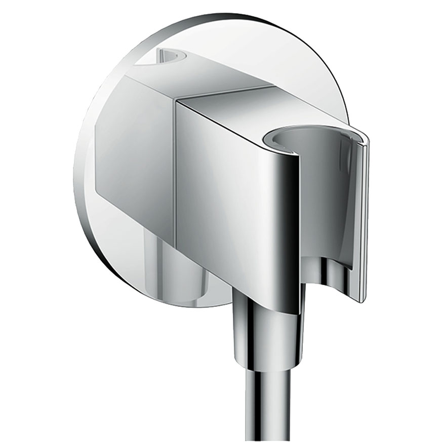 Inbyggnadspaket Dusch Hansgrohe Ecostat S Takdusch: Vägganslutning
