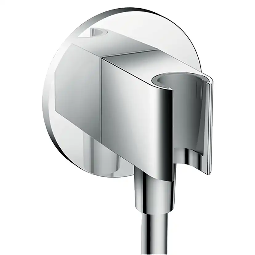 Inbyggnadspaket Dusch Hansgrohe Ecostat S Takdusch: Vägganslutning