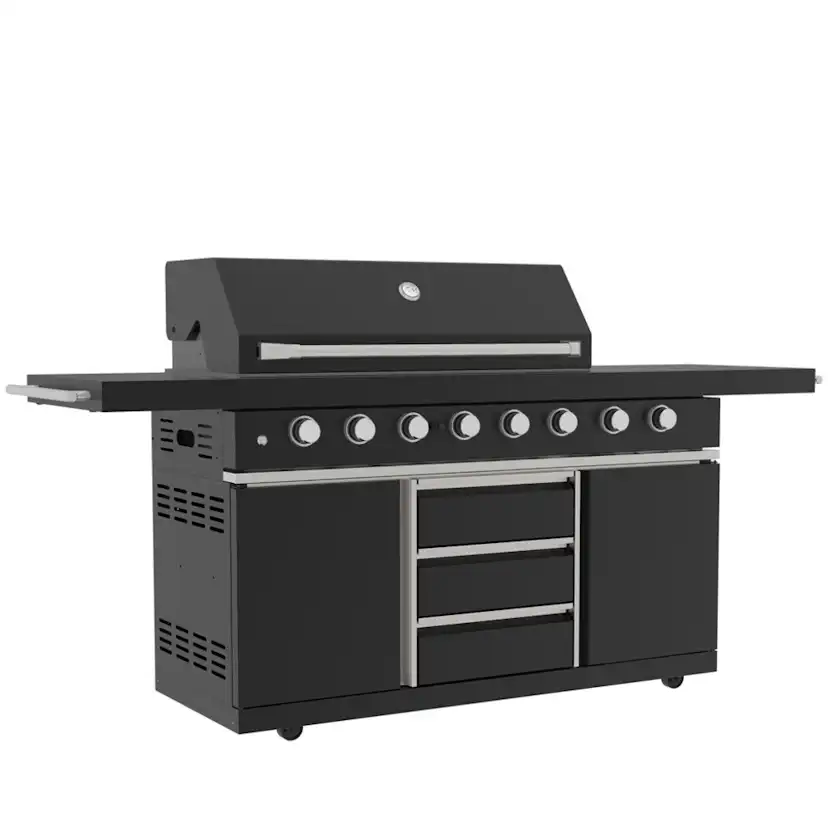 Gasolgrill Metalcraft New Orleans Blackline med Varmluftsfunktion