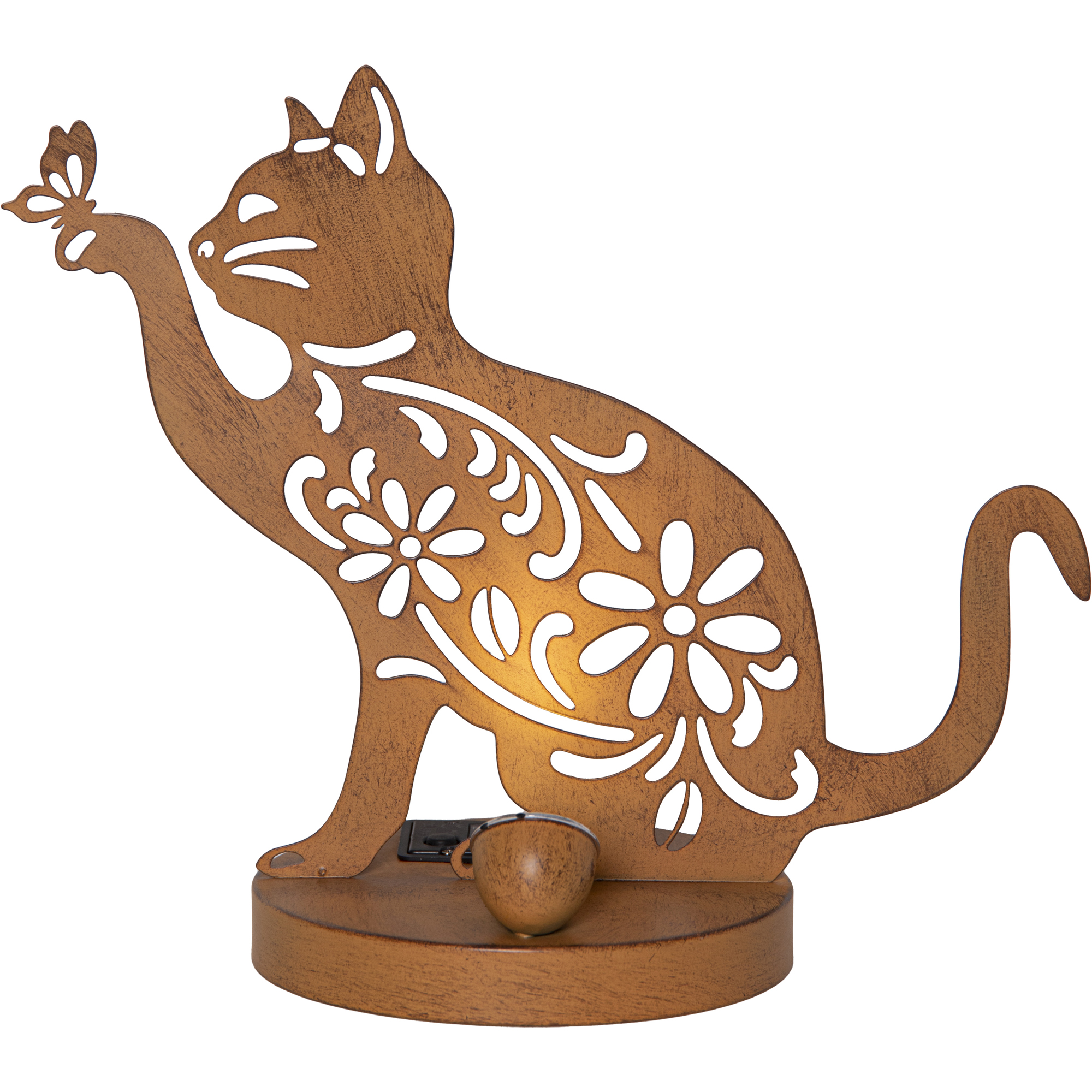 Solcellsdekoration Star Trading Oxicat Rost 25 cm