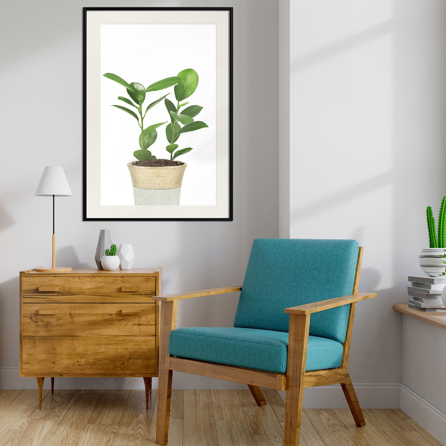 Poster Artgeist Affisch Plant In Pot