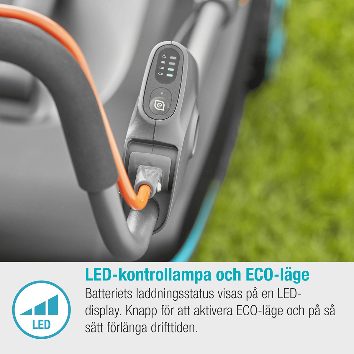 Batterigräsklippare Gardena PowerMax 37/36V P4A med Batteri och Laddare