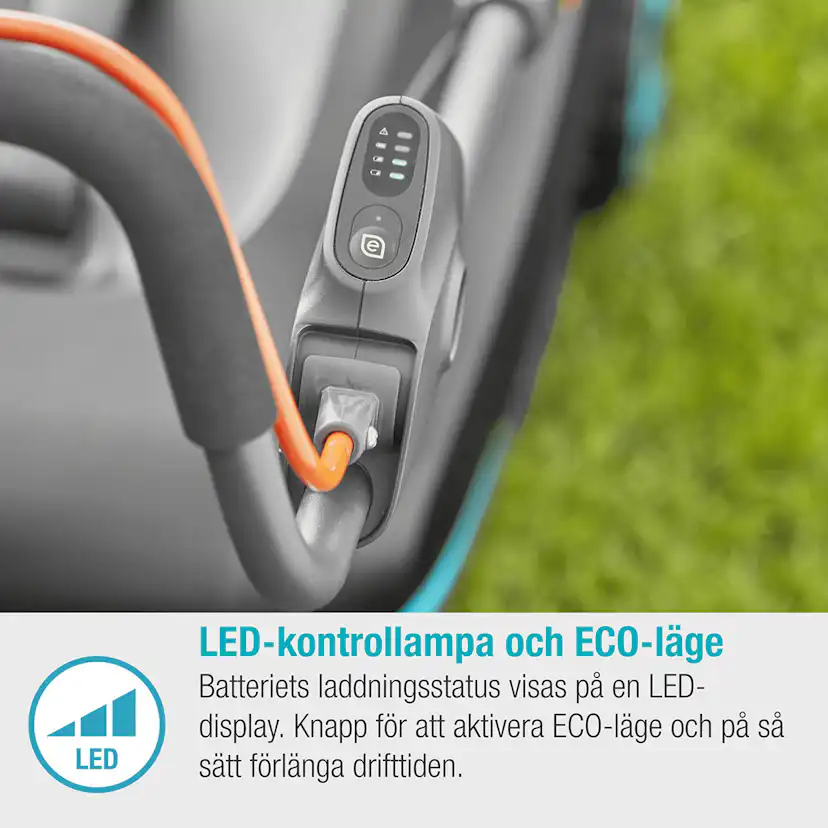Batterigräsklippare Gardena PowerMax 37/36V P4A med Batteri och Laddare