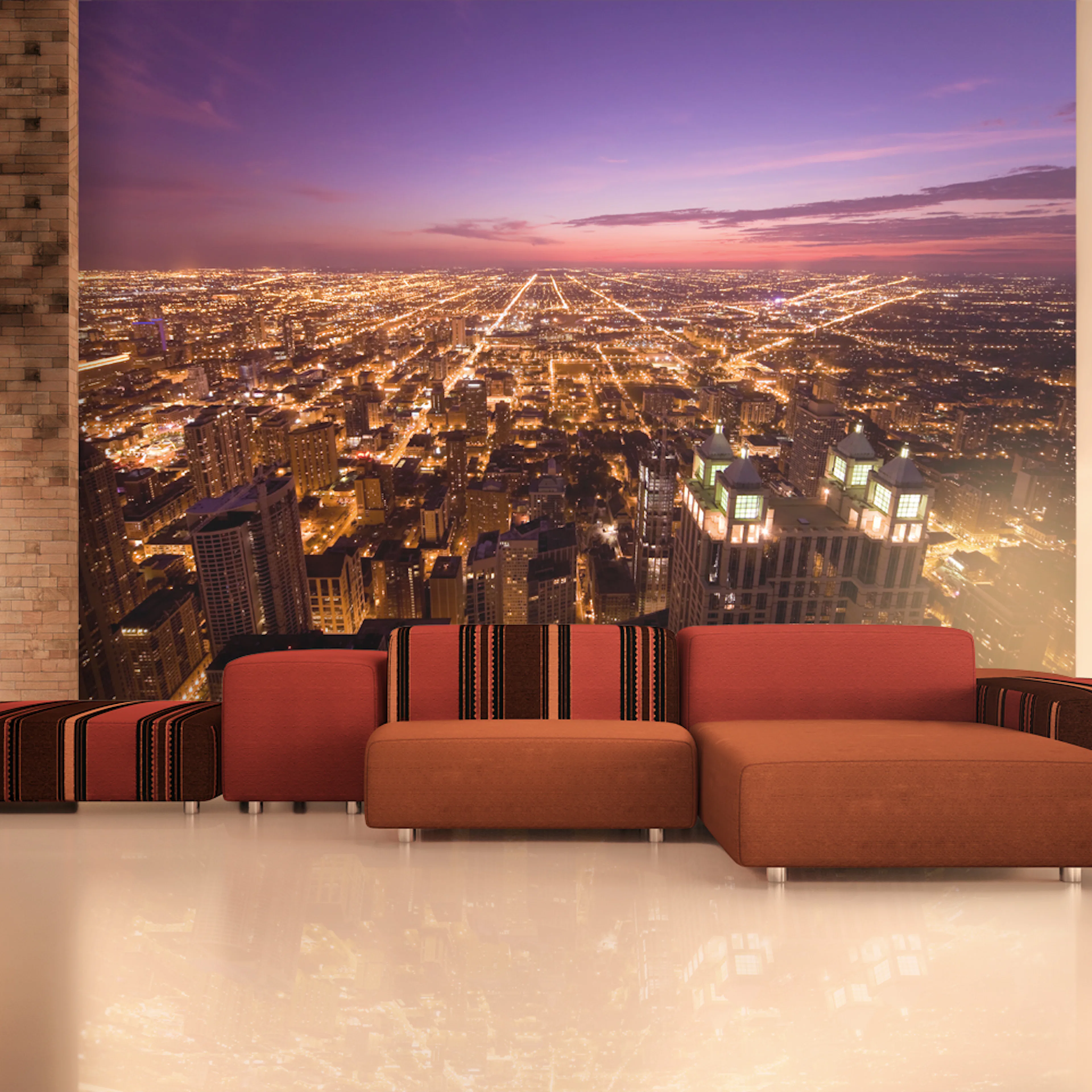 Fototapet Arkiio Chicago By Night