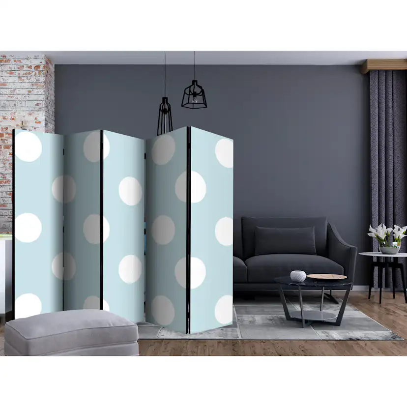 Rumsavdelare Skärmvägg Arkiio Blue Sweetness II 225x172 cm
