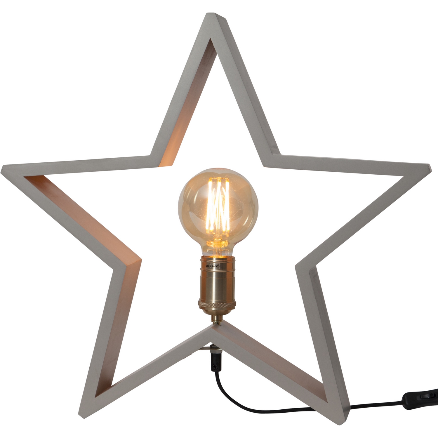 Adventsstjärna Star Trading Lysekil E27 på fot