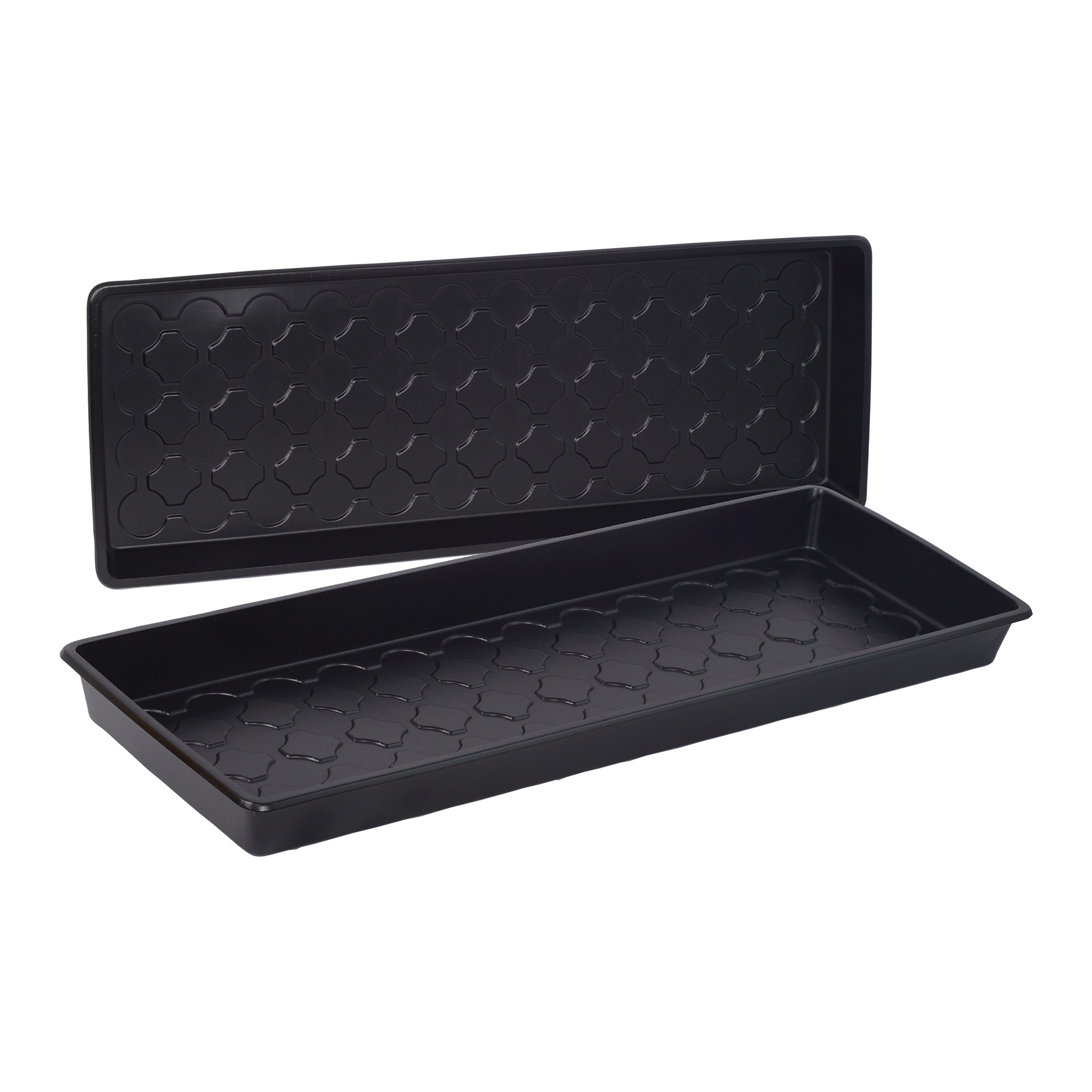 Odlingstråg Nelson Garden Svart för Förodling & Plantering 26x67 cm