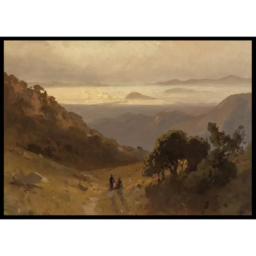 Poster Gallerix The Golden Gate By William Keith