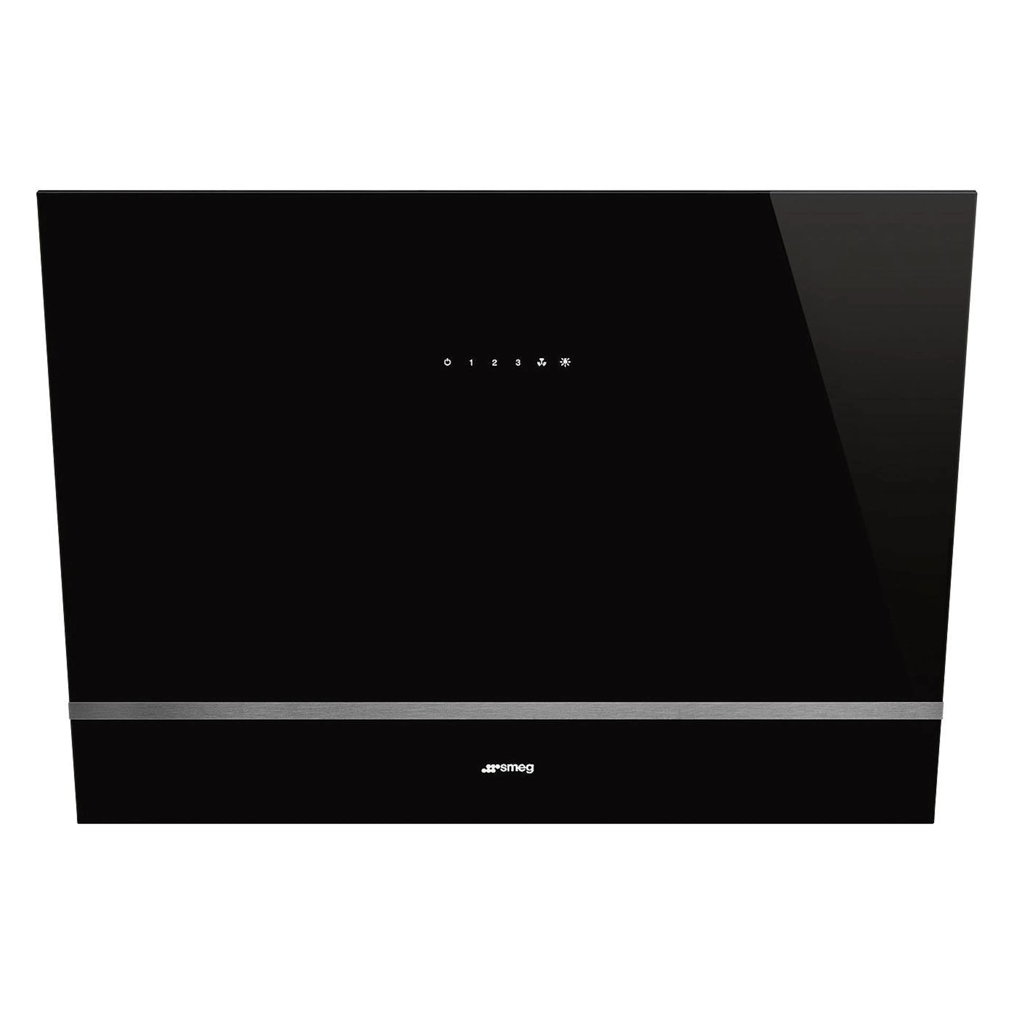 Smeg Väggmonterad Köksfläkt Universal KV28N Svart, 80 cm