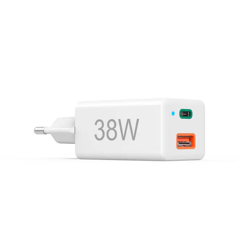 Miniladdare HAMA USB-C + USB-A Qualcomm 3.0 38W Vit