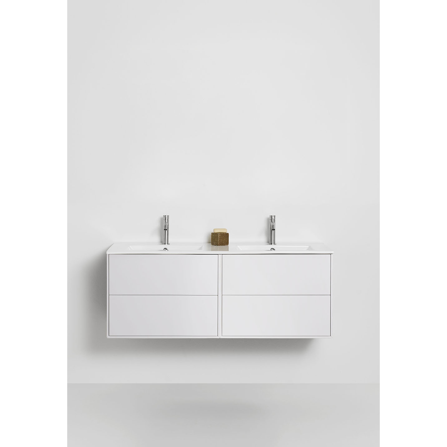 Tvättställsskåp Hafa Go Plus med Tvättställ Vit, B: 1210mm