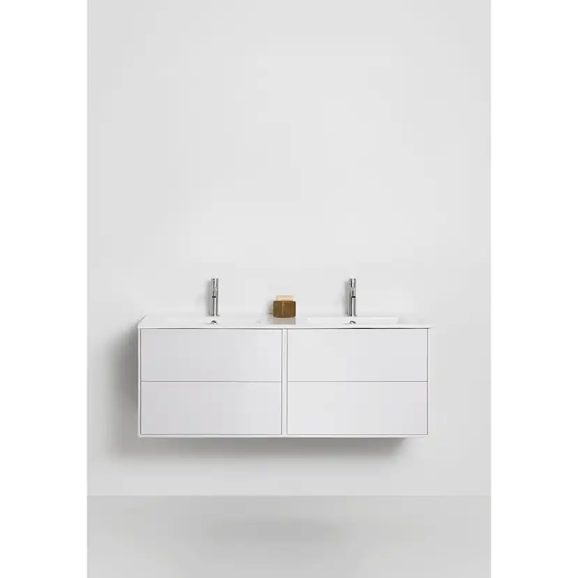 Tvättställsskåp Hafa Go Plus med Tvättställ Vit, B: 1210mm