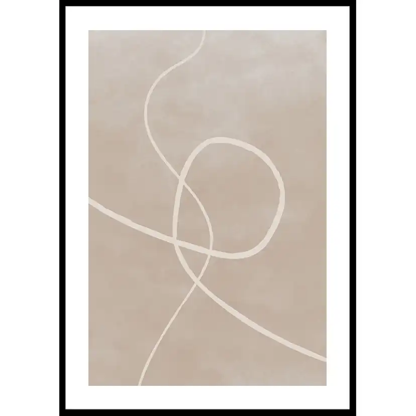 Poster Gallerix Line Art Inverted No2