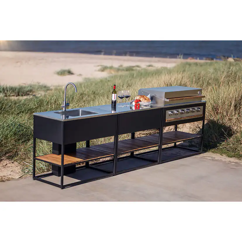 Lådmodul Skeldervik Stainless Countertop
