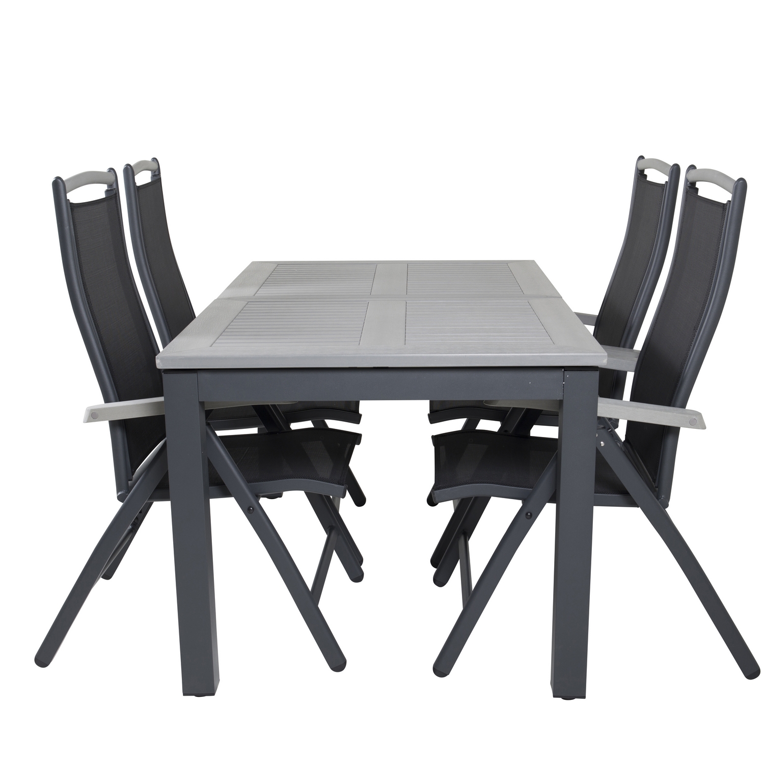 Matgrupp Venture Home Aleyna 160/240 med 4 Stolar