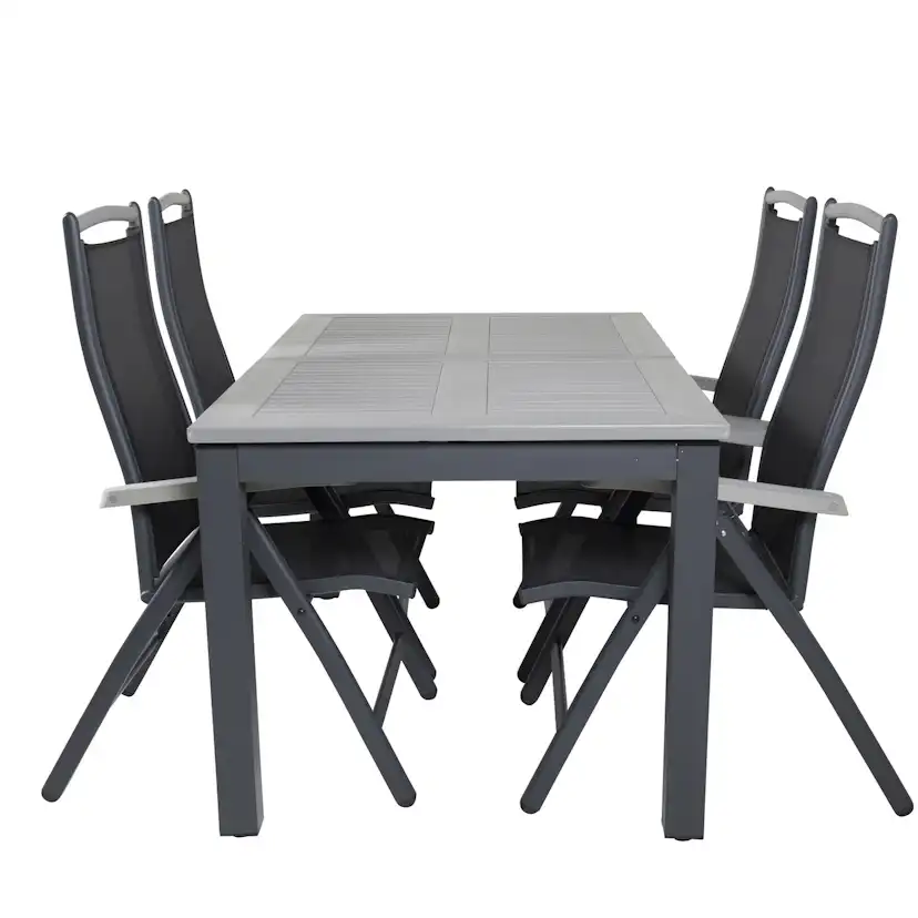 Matgrupp Venture Home Aleyna 160/240 med 4 Stolar