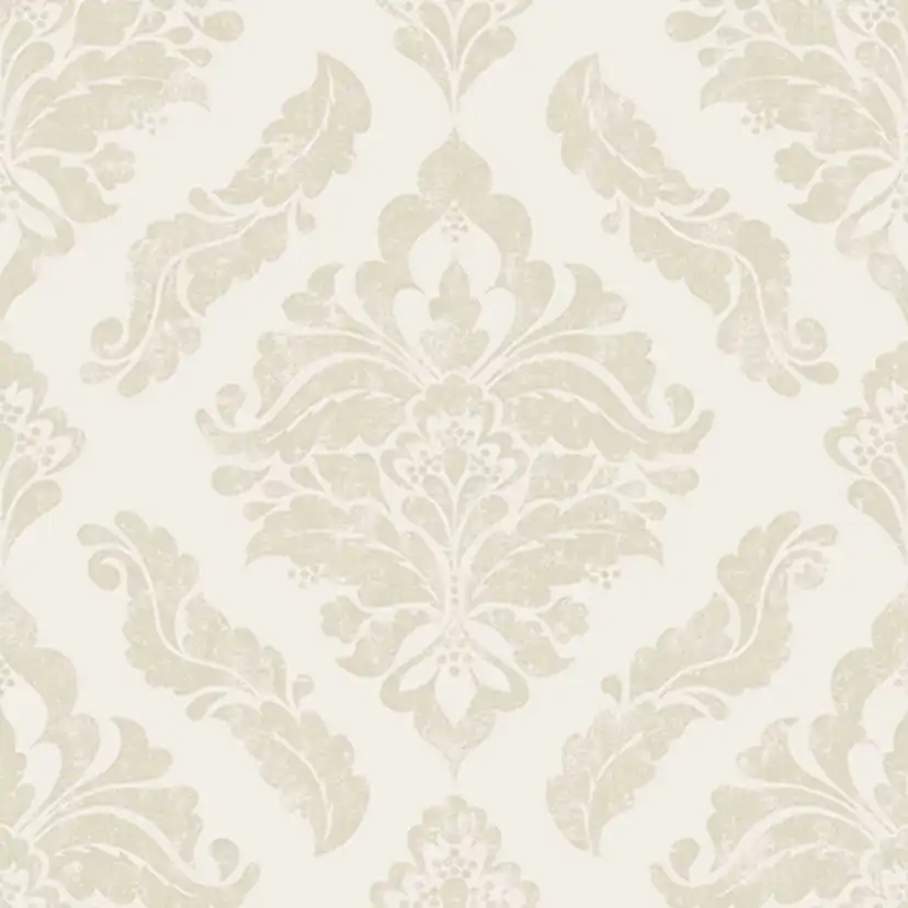 Tapet Boutique Damask Metallic Effekt Creme 104156