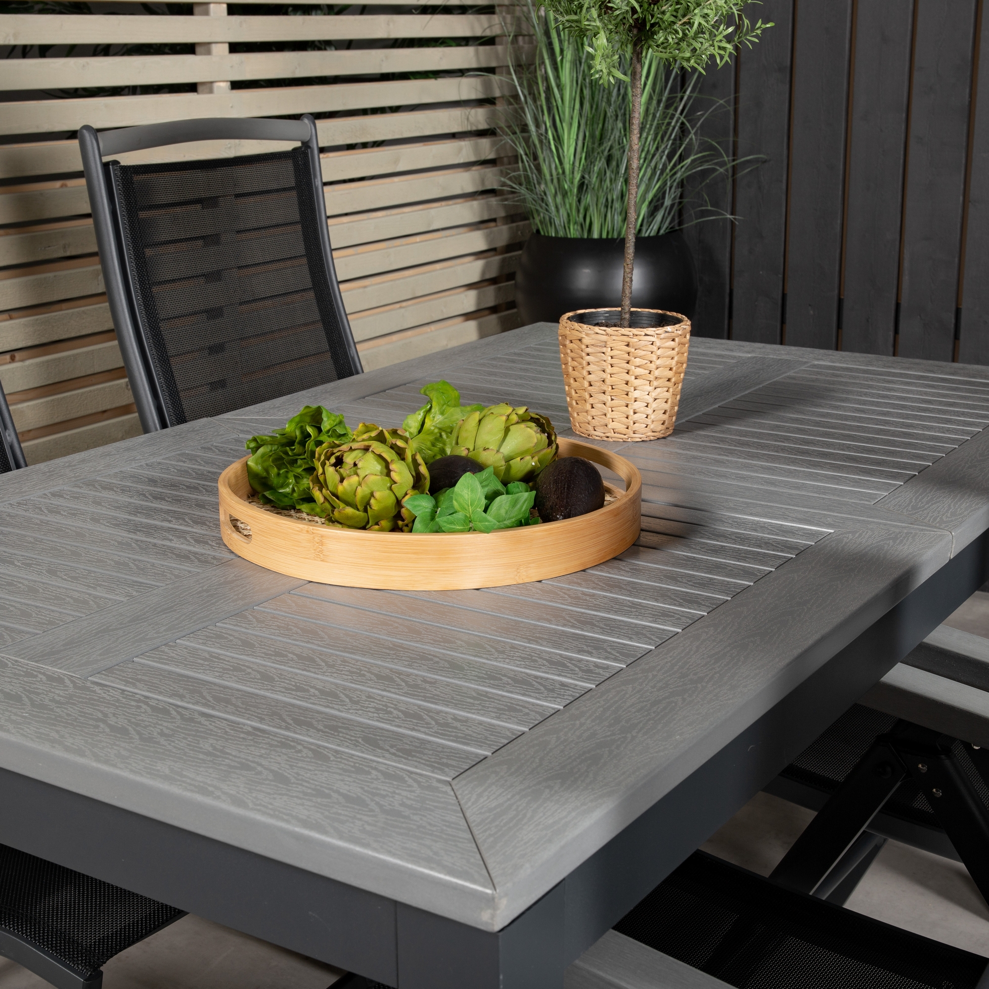 Matgrupp Venture Home Aleyna 160/240 med 4 Stolar