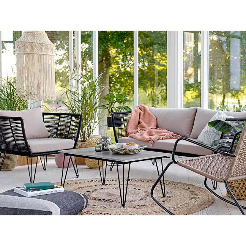 2-sitsloungesoffa Bloomingville Mundo