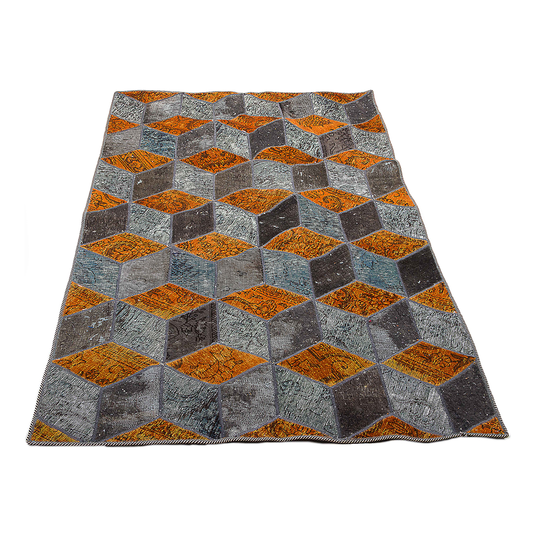 Persisk Patchworkmatta D-sign Handknuten 750639