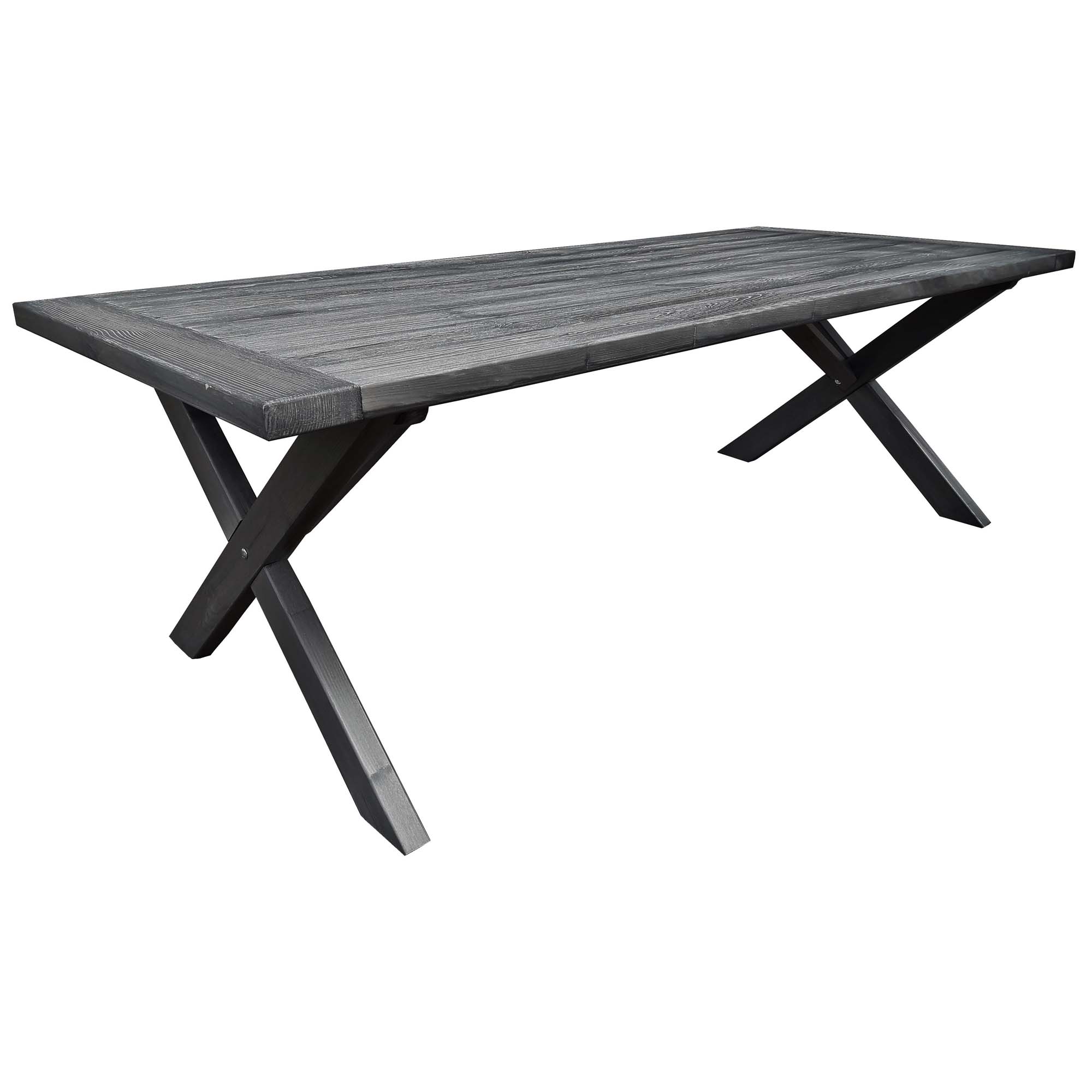 Matgrupp Utomhus Baltic Garden 220 cm bord & 6 Belize naturfärgade stolar