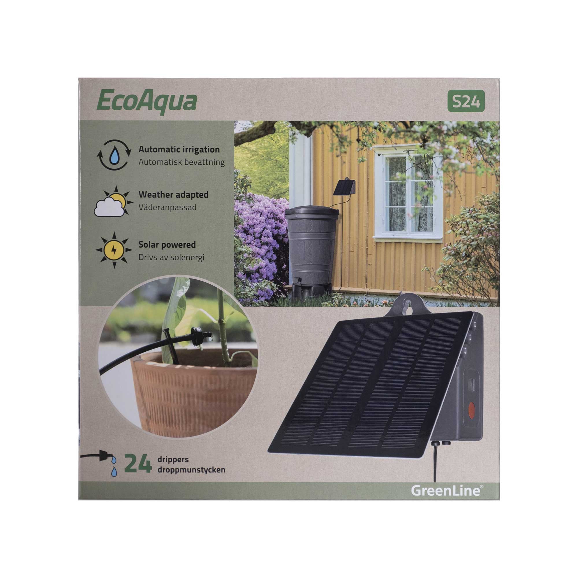 Droppbevattningssystem GreenLine EcoAqua S24
