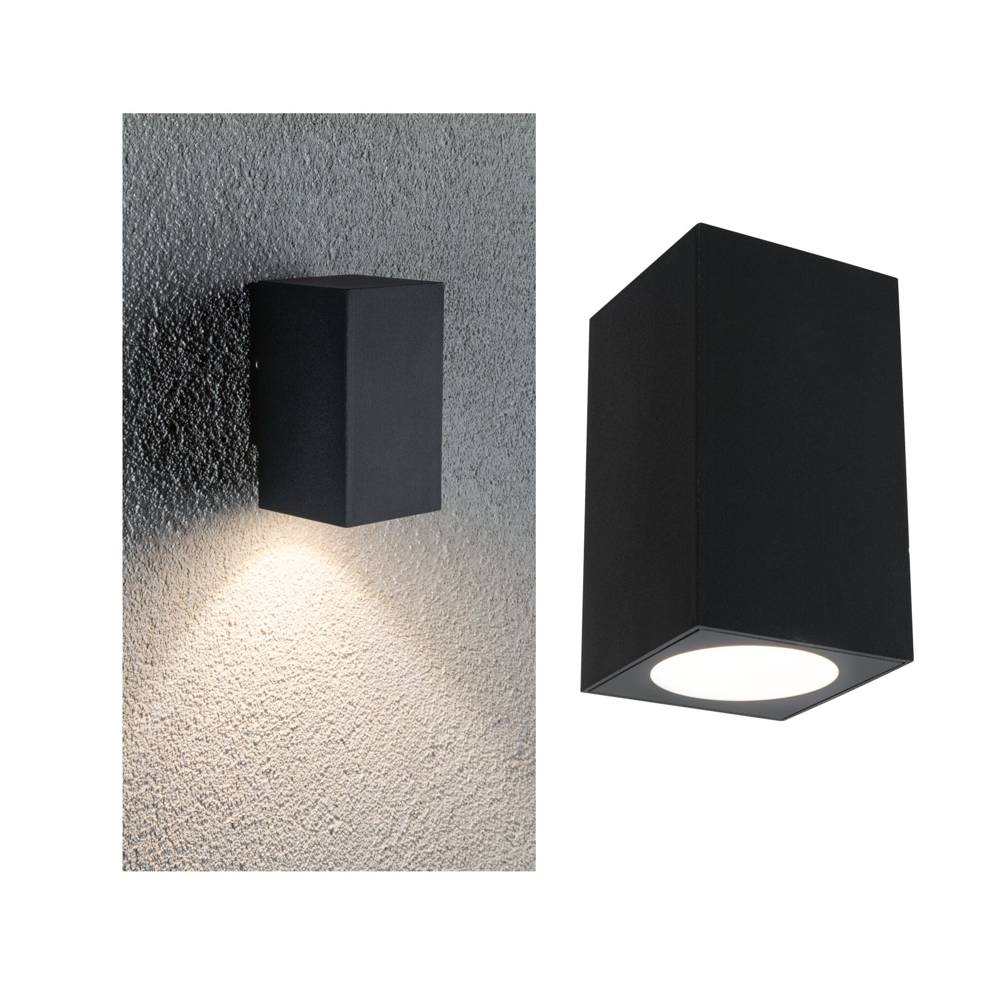 Fasadbelysning Paulmann Flame LED Nedåtljus IP44 230V Färg: Antracit, Ljus: Soft White