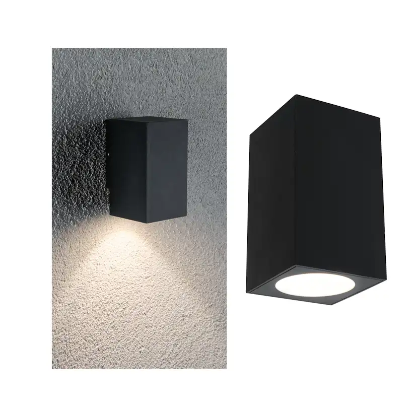 Fasadbelysning Paulmann Flame LED Nedåtljus IP44 230V Färg: Antracit, Ljus: Soft White
