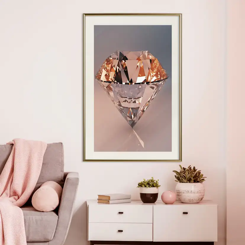 Poster Artgeist Affisch Costly Diamond