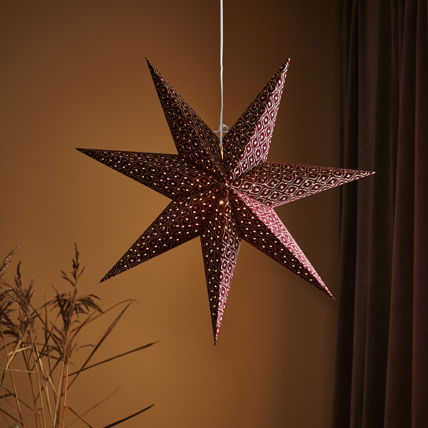 Adventsstjärna Markslöjd Baroque Pendant Star 75 cm