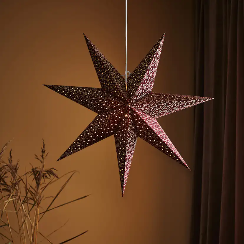 Adventsstjärna Markslöjd Baroque Pendant Star 75 cm