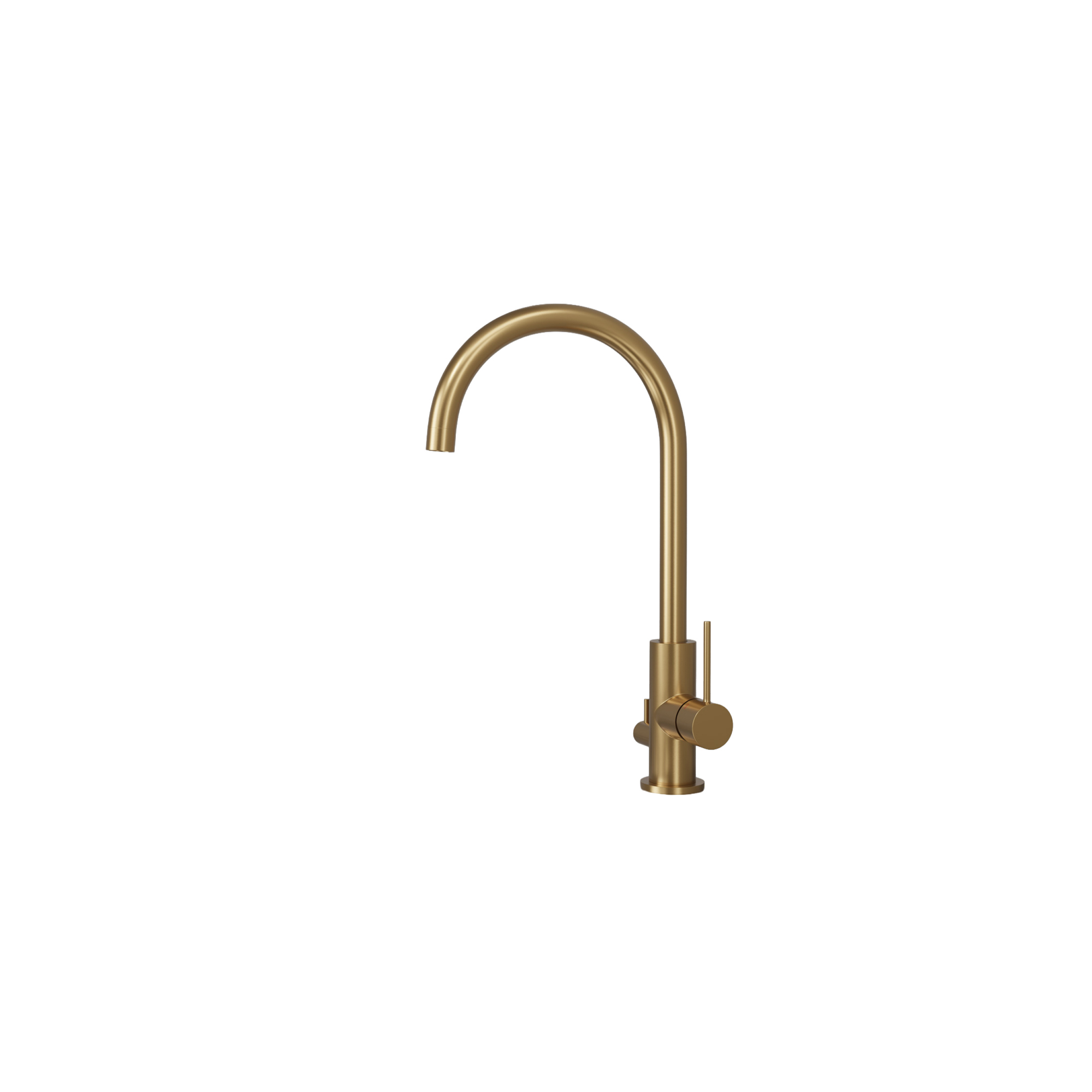 Diskho Stala Monarch-50 med Köksblandare Scandtap Steel Equip DxGuld/Sand