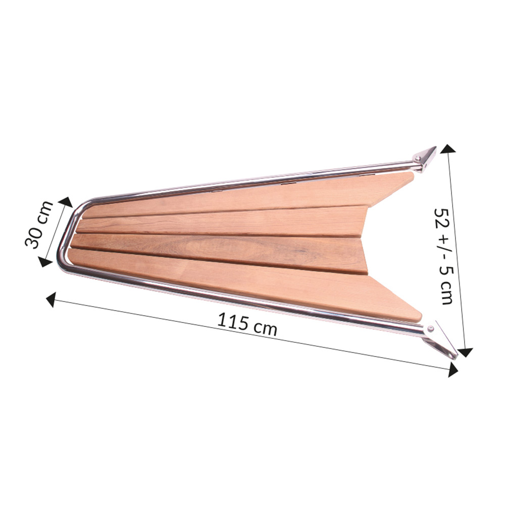 Peke 1852 Teak 115x52 cm