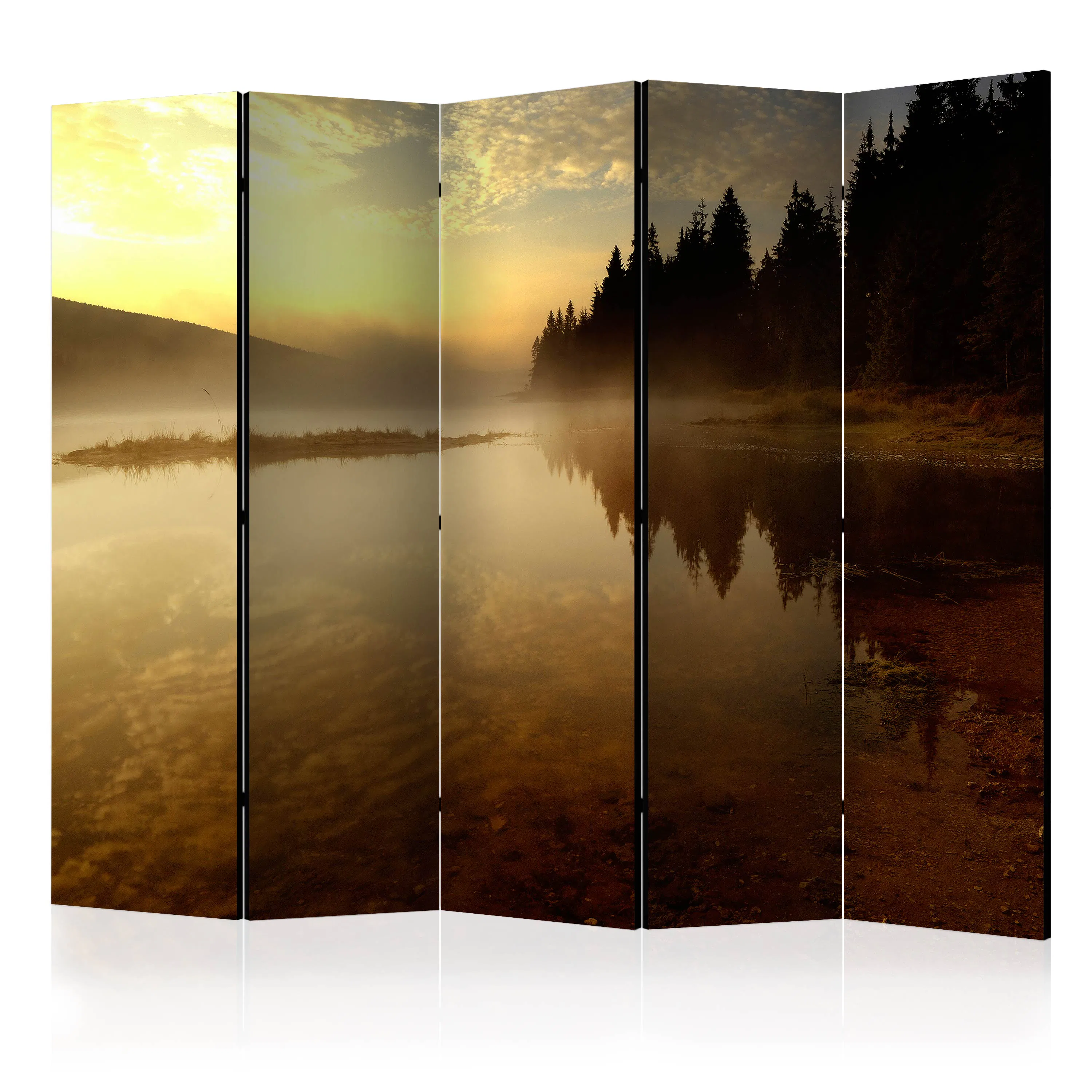 Rumsavdelare Skärmvägg Arkiio Forest And Lake II 225x172 cm