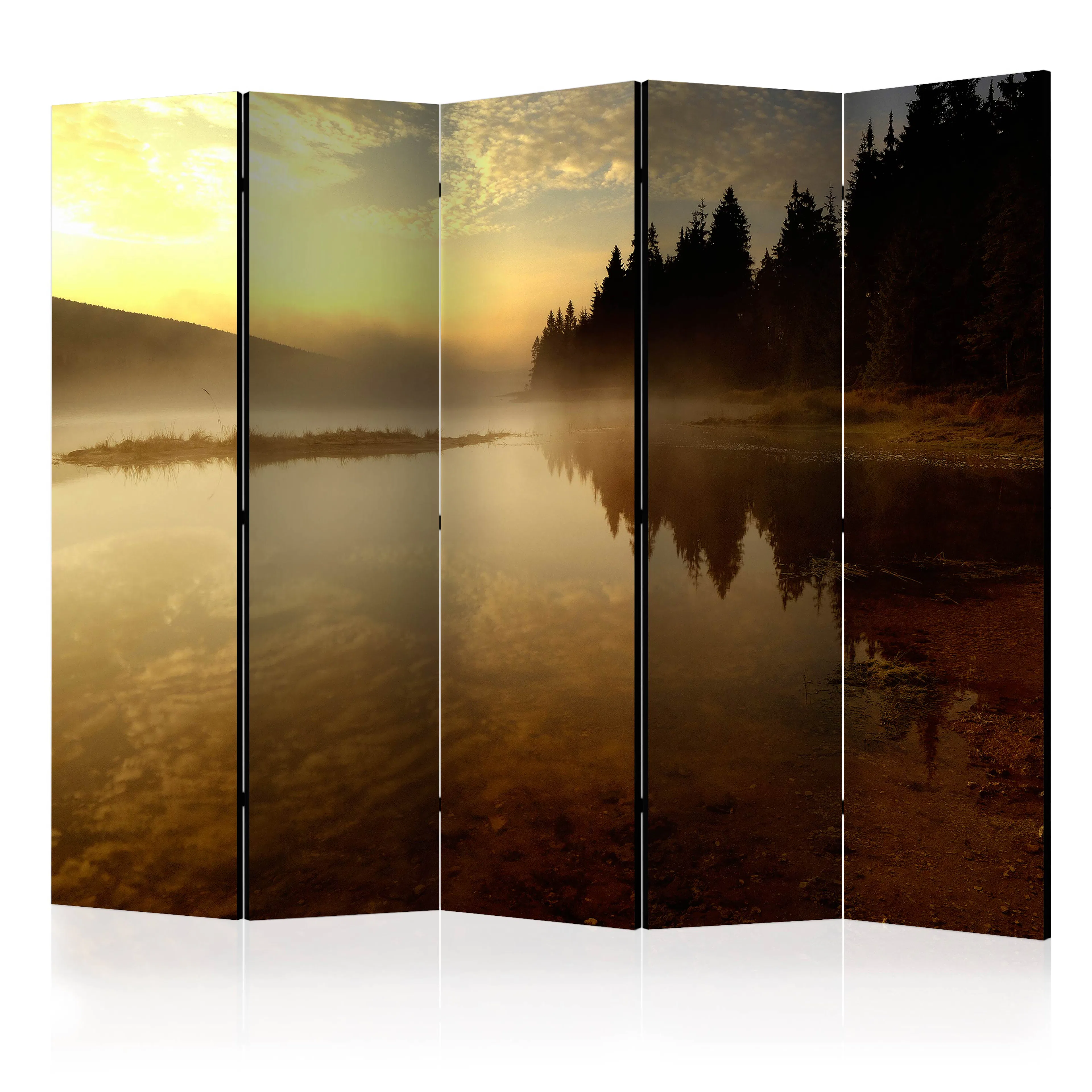 Rumsavdelare Skärmvägg Arkiio Forest And Lake II 225x172 cm