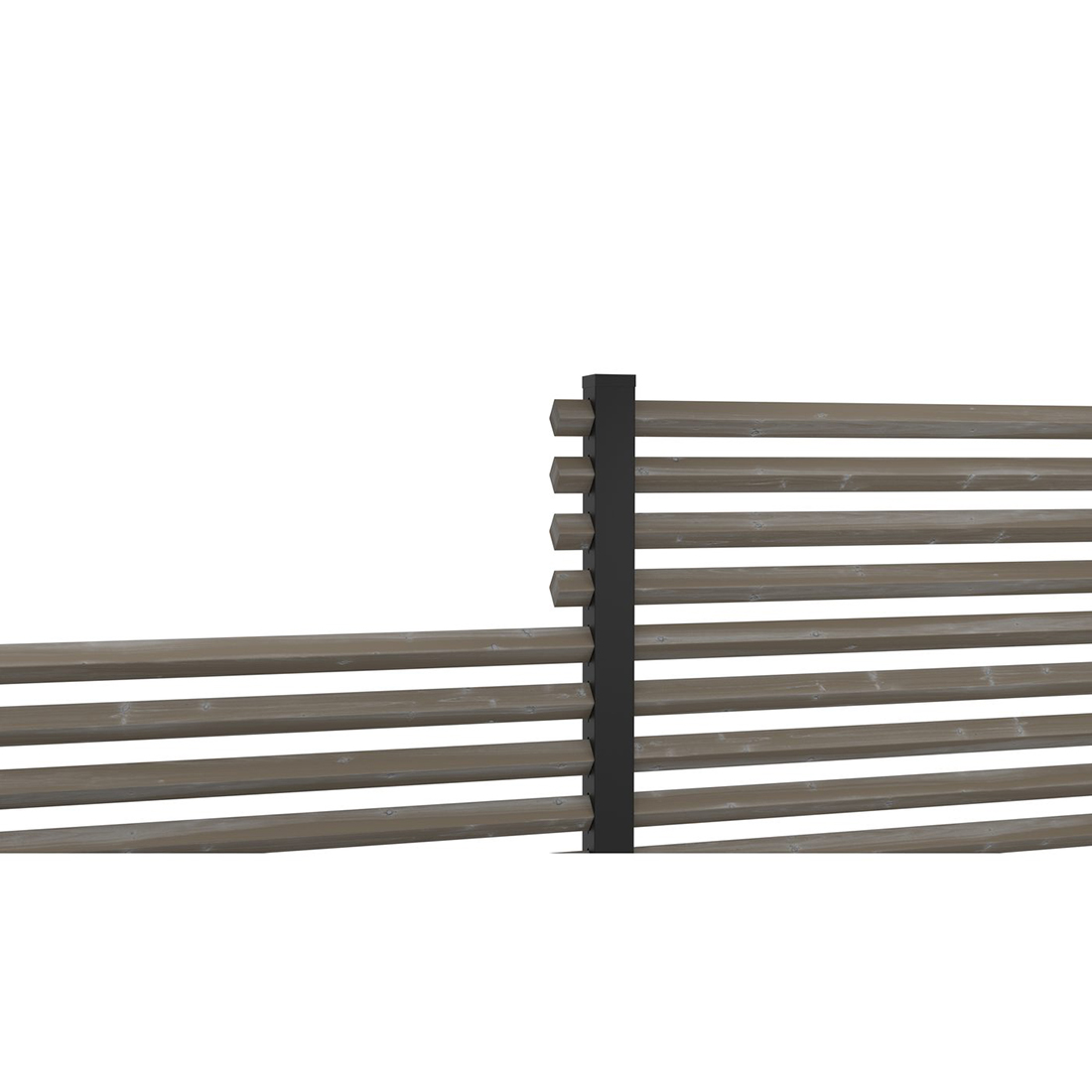 Ribba Öckerö Linax Grå 1490x45x45 6-pack FSC (B) 6-Pack