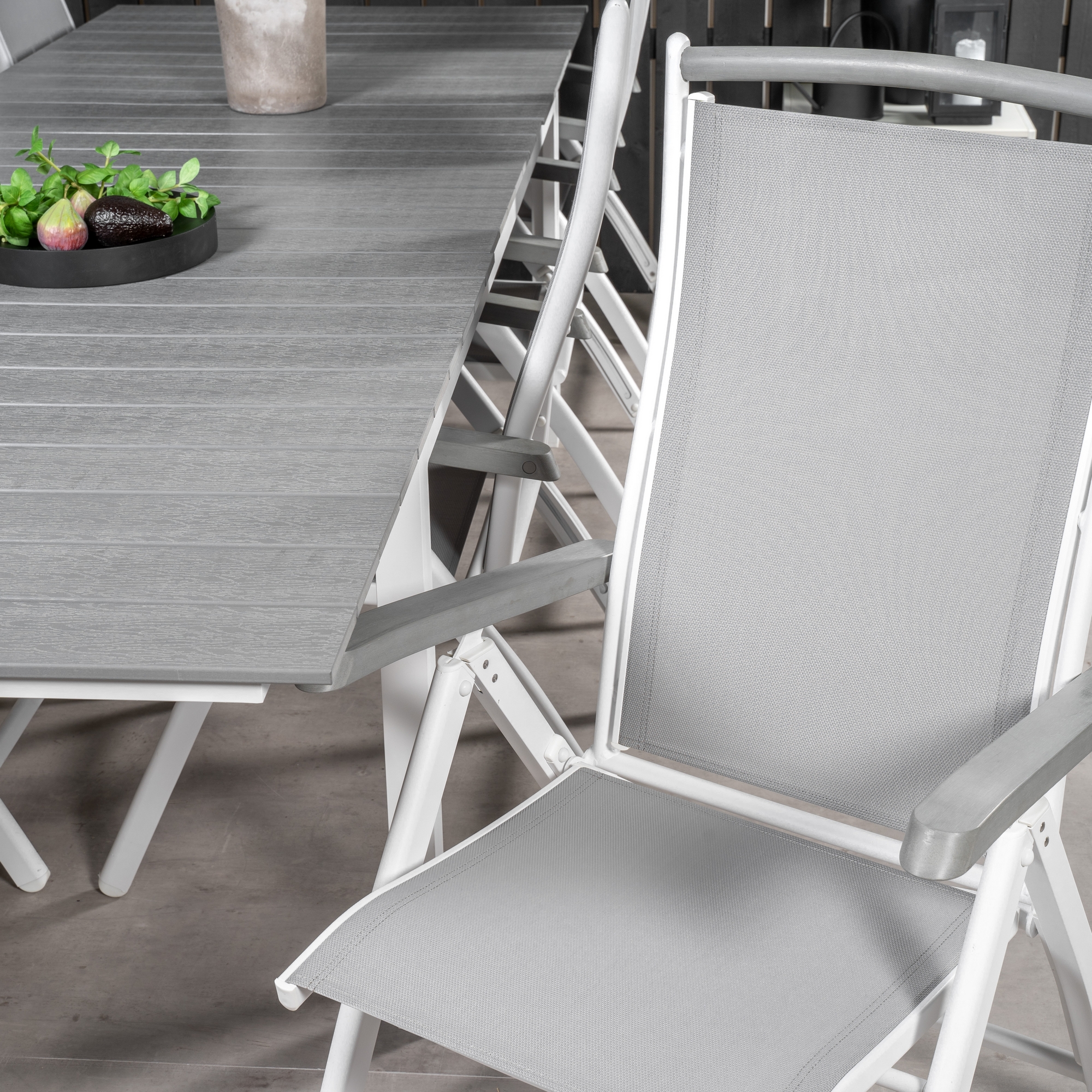 Matgrupp Venture Home Lova 224/324 med 8 Albany Stolar
