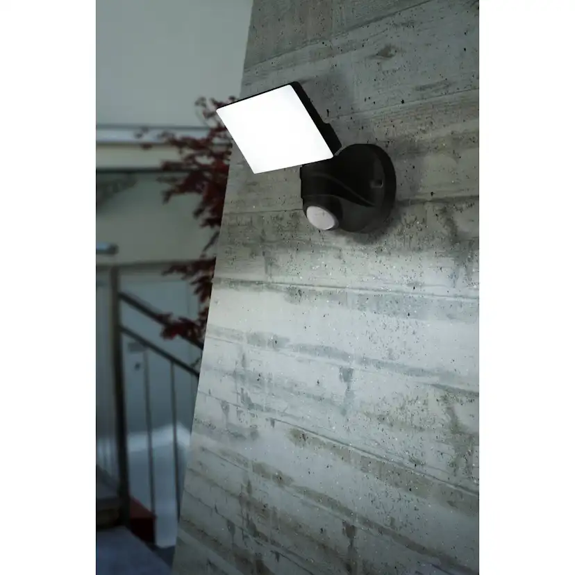 Väggstrålkastare Utebelysning Eglo Pagino med Sensor